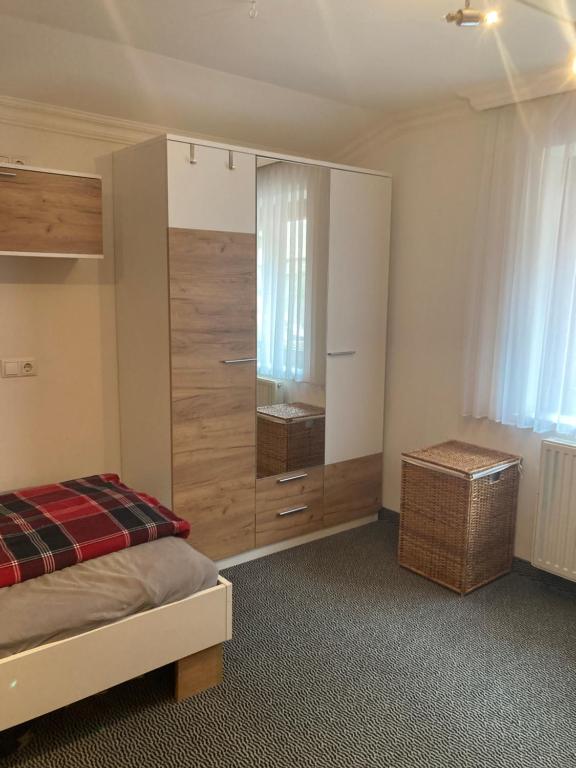 Postel nebo postele na pokoji v ubytování Oberegghof