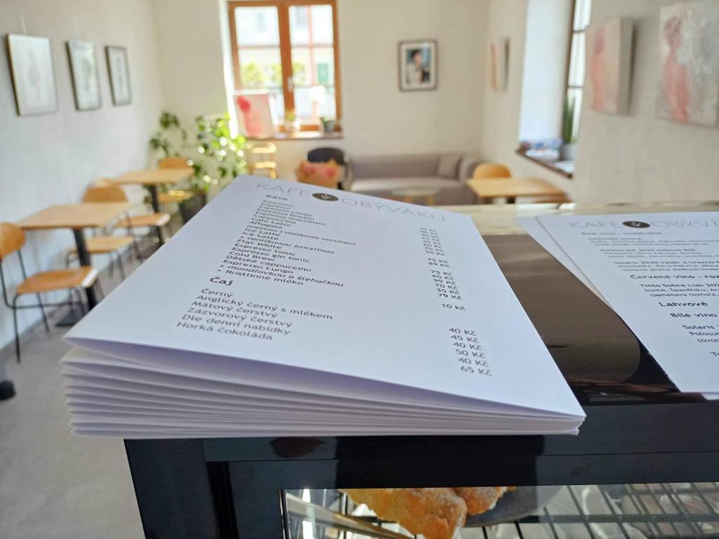 Restaurace v ubytování Kafe v obýváku