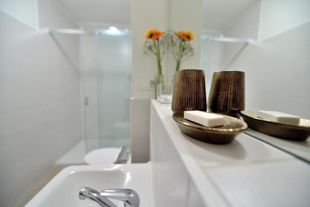 Koupelna v ubytování Hotel KOREKT