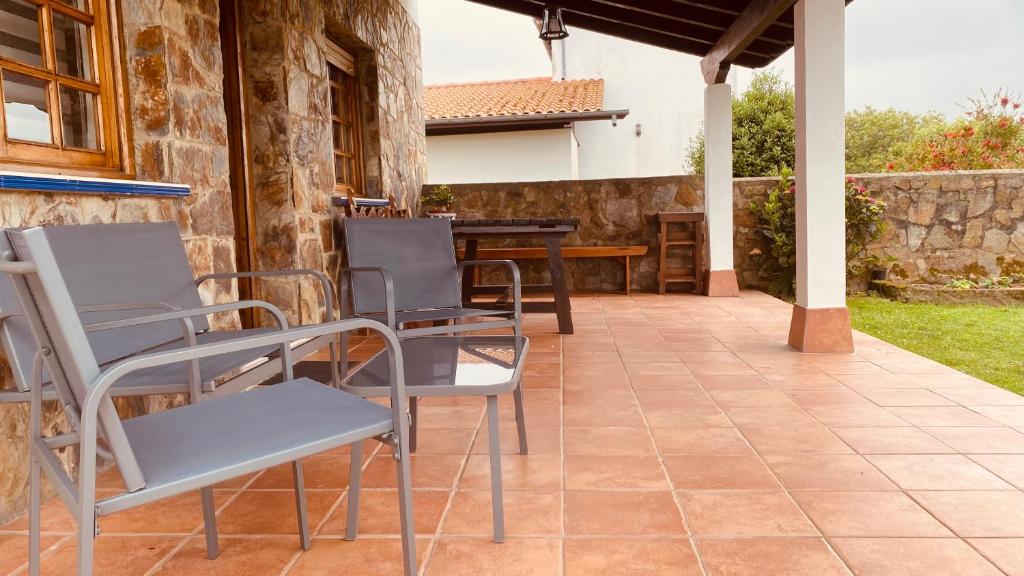 Patio nebo venkovní prostory v ubytování Mar y Montaña - casa completa finca privada