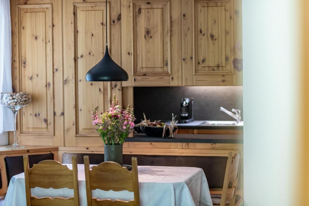 Kuchyň nebo kuchyňský kout v ubytování Chalet Belmont