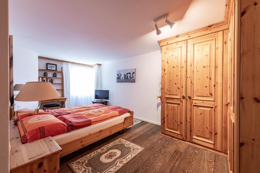 Postel nebo postele na pokoji v ubytování Chalet Belmont