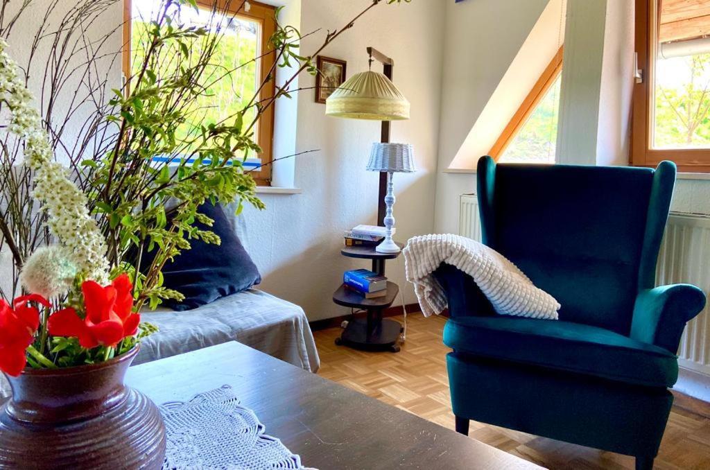 Istumisnurk majutusasutuses Hotel Weiße Mühle