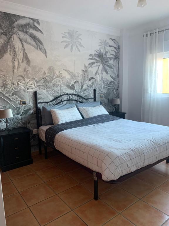 Posteľ alebo postele v izbe v ubytovaní Appartement résidence Casablanca II