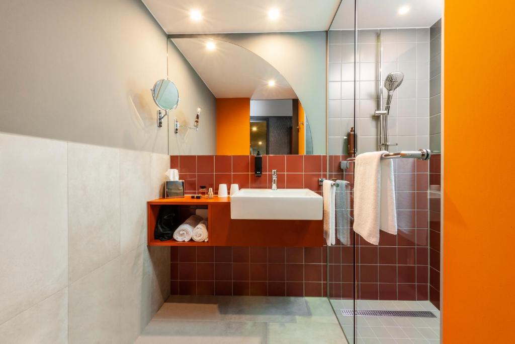 Koupelna v ubytování ibis Styles St Margrethen Bodensee