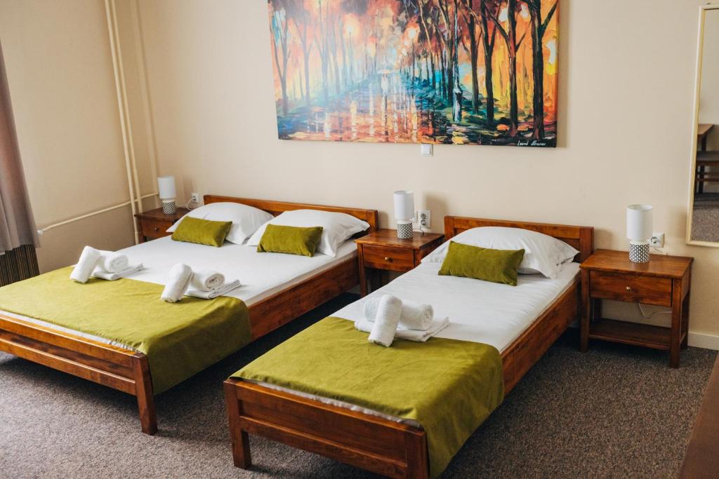 Postel nebo postele na pokoji v ubytování Laguna Green Guest House