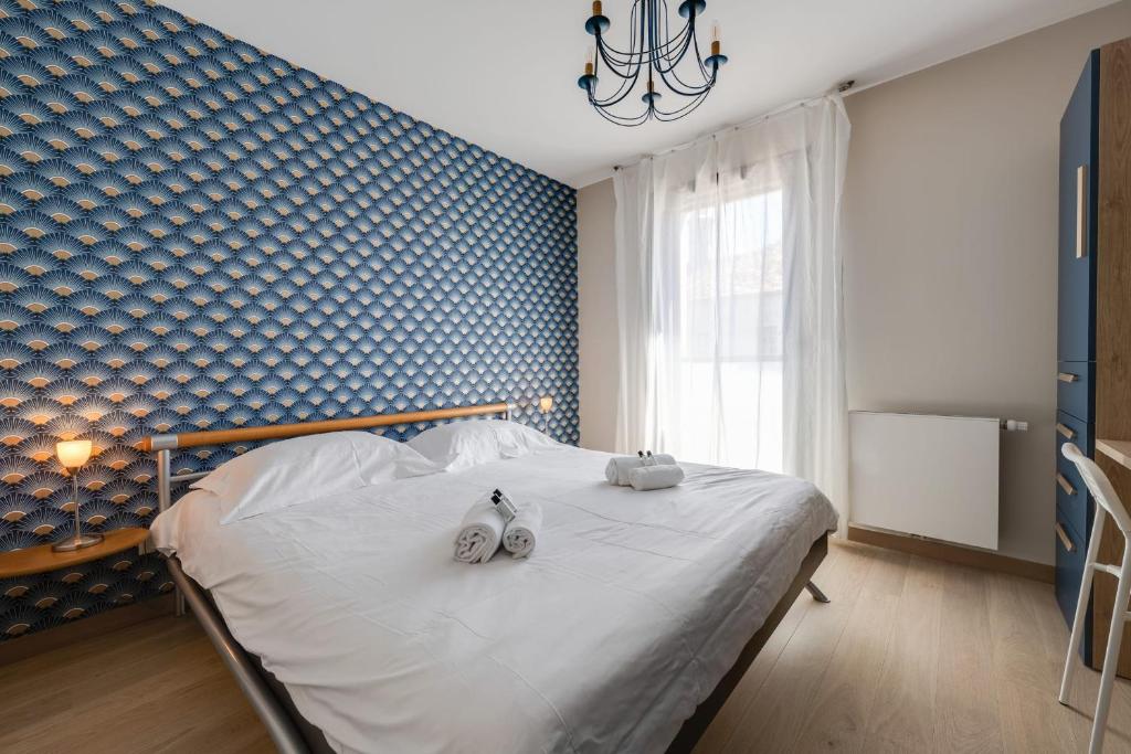 Posteľ alebo postele v izbe v ubytovaní Emergence - Apartment 1 bedroom 2-4 pers Garage and Terrace