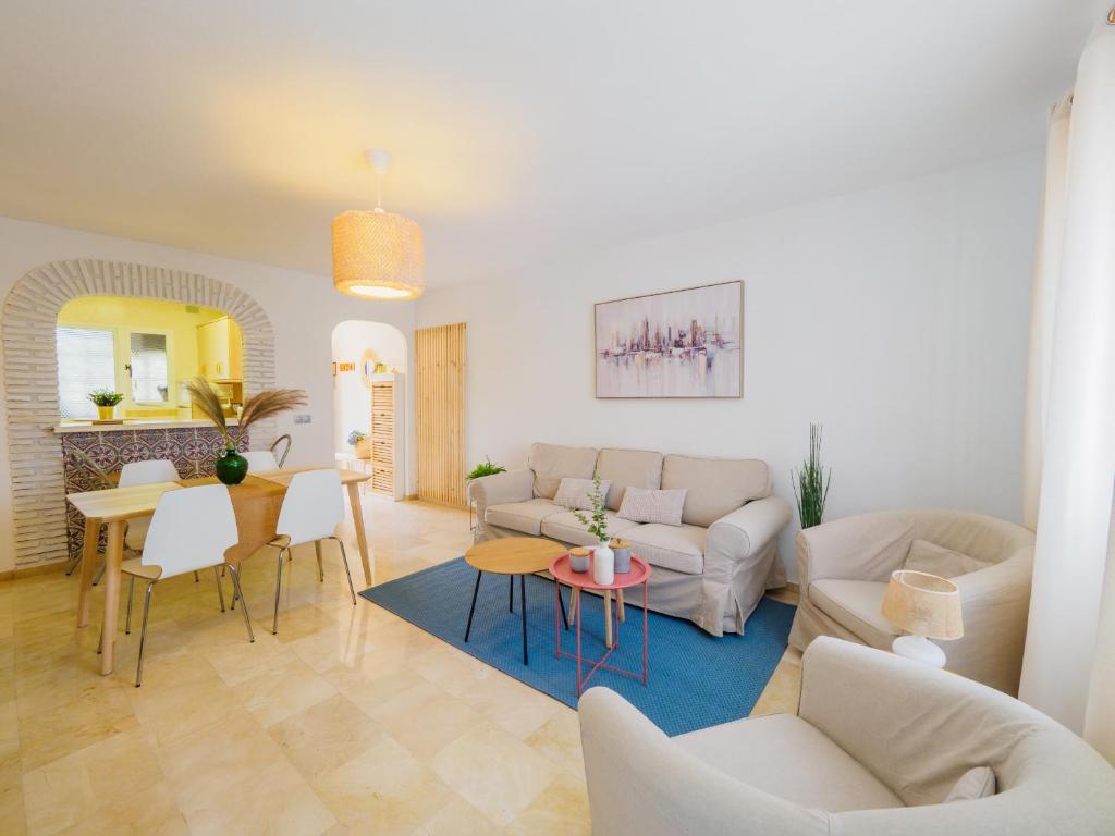 Posezení v ubytování Cubo's Apartamento Las Acacias Beach