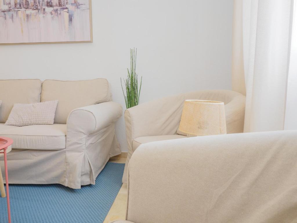 Posezení v ubytování Cubo's Apartamento Las Acacias Beach