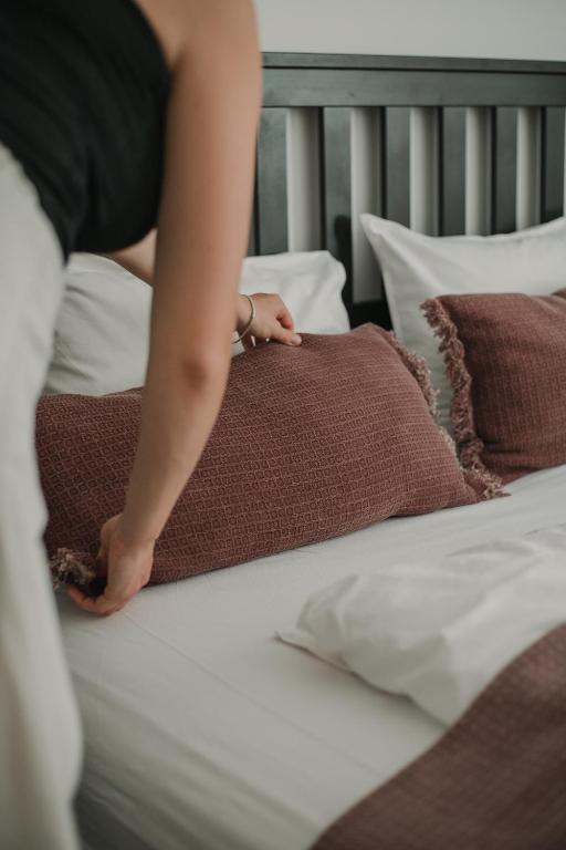 Posteľ alebo postele v izbe v ubytovaní Gallery Apartment 3