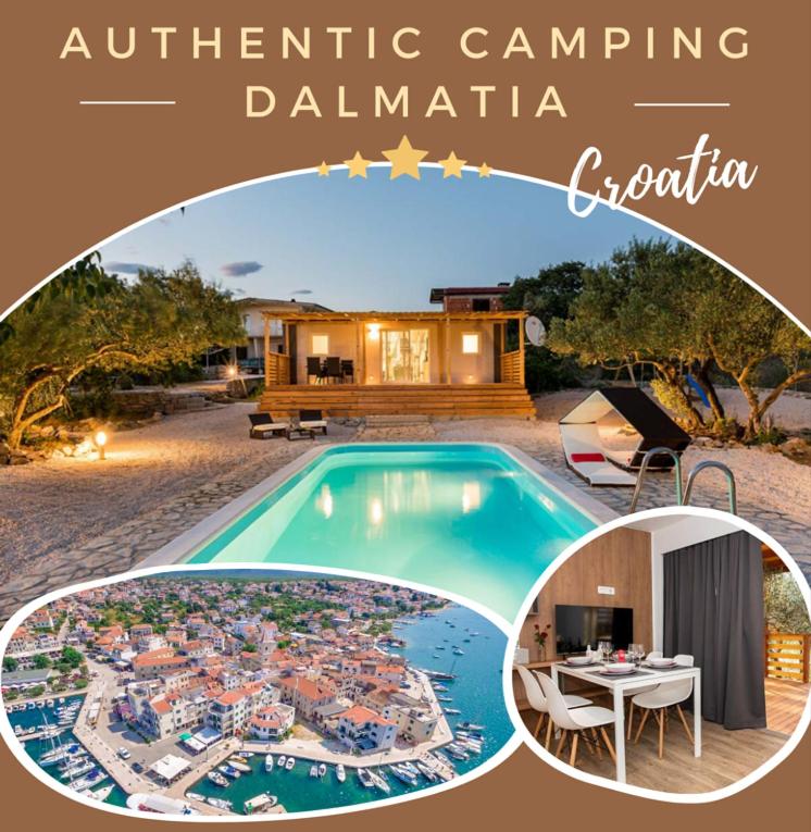 Bazén v ubytování Authentic Camping Dalmatia nebo v jeho okolí
