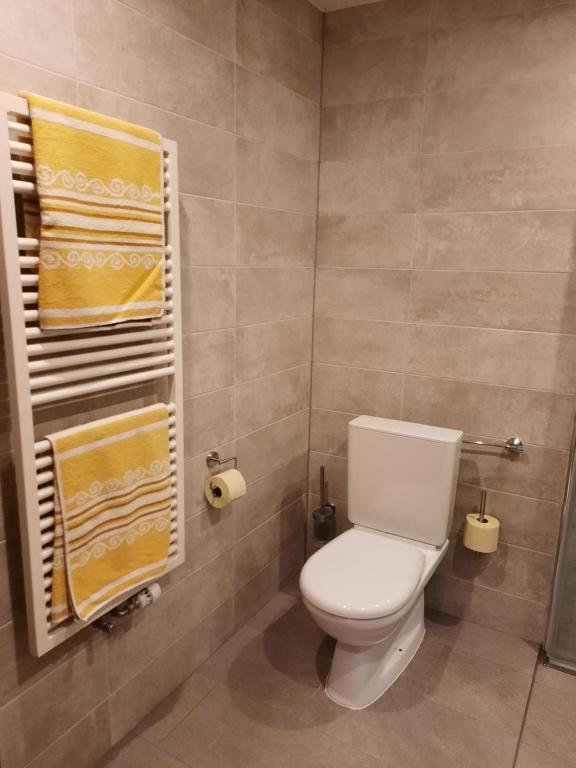 Koupelna v ubytování Haus Bergblick