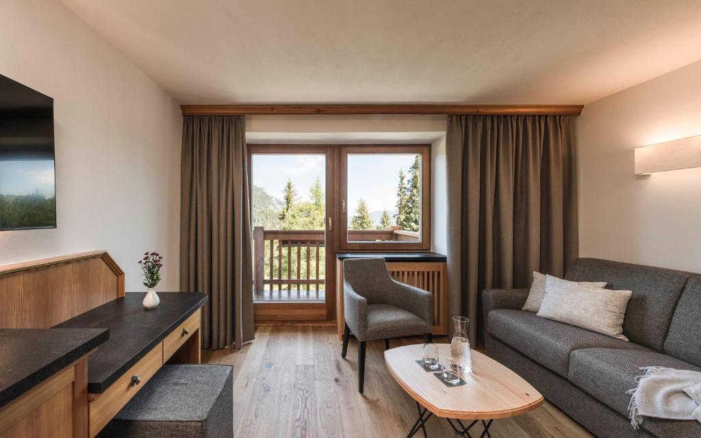Posezení v ubytování Hotel Steger-Dellai