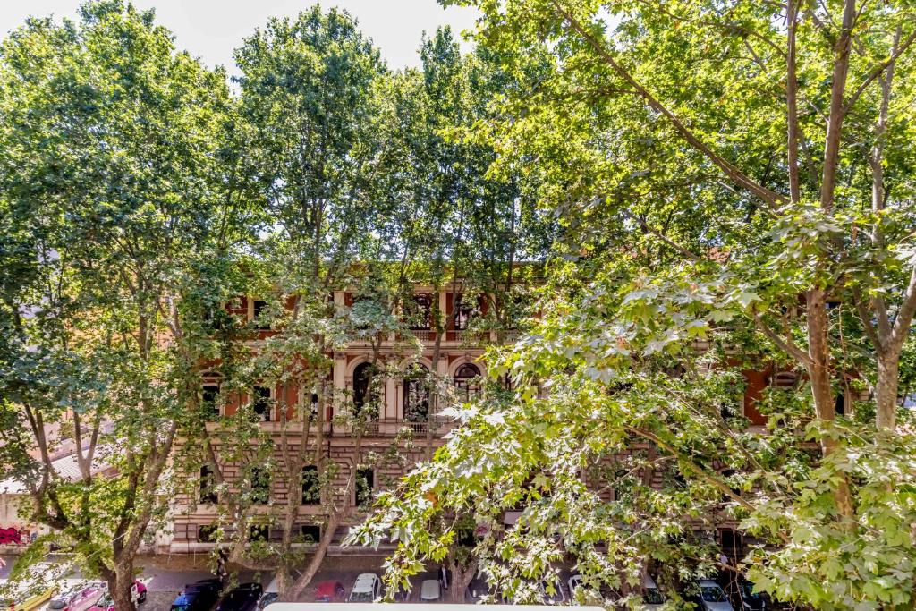 Vonkajšia záhrada v ubytovaní TRASTEVERE ALEXANDRO IL GLADIATORE