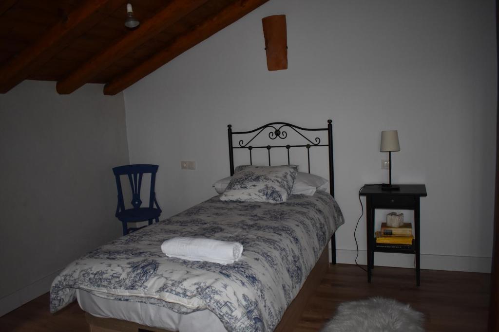 Postel nebo postele na pokoji v ubytování Tierras de Aguilera