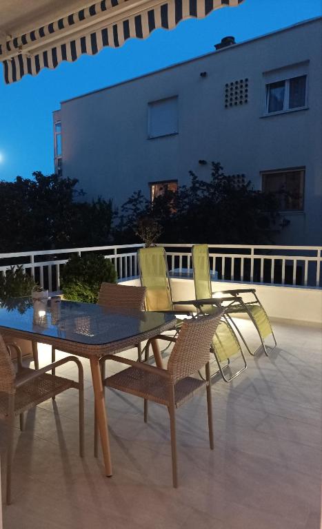 Balkón alebo terasa v ubytovaní LUXURY APARTMENT MEJE