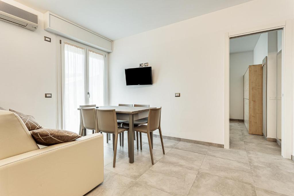TV a/nebo společenská místnost v ubytování Hotel Riz