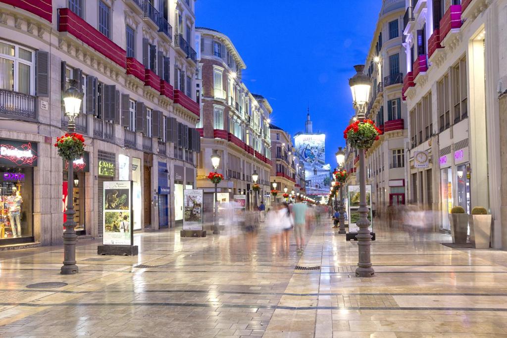 Výhľad na mesto Malaga alebo výhľad na mesto priamo z apartmánu