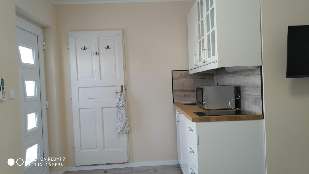Kuchnia lub aneks kuchenny w obiekcie Bamboo Apartman