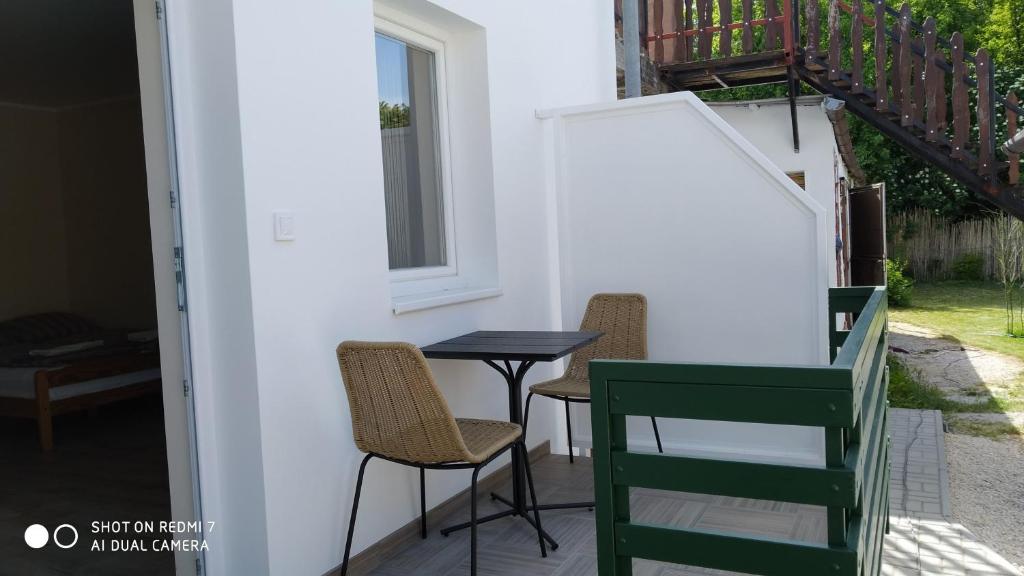 Balkon lub taras w obiekcie Bamboo Apartman