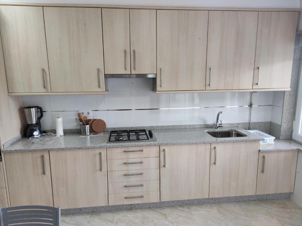 Kuchyňa alebo kuchynka v ubytovaní Casa Chouza