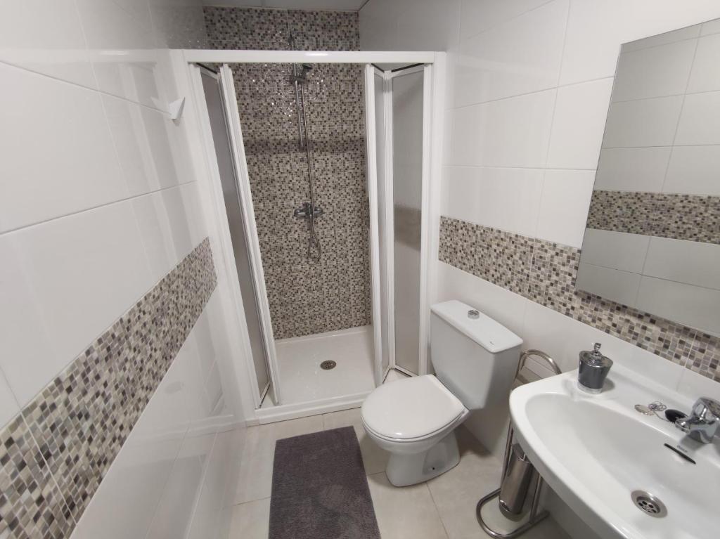 Kúpeľňa v ubytovaní Casa Chouza