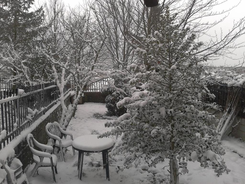 Apartamento Rural Arluzepe en invierno