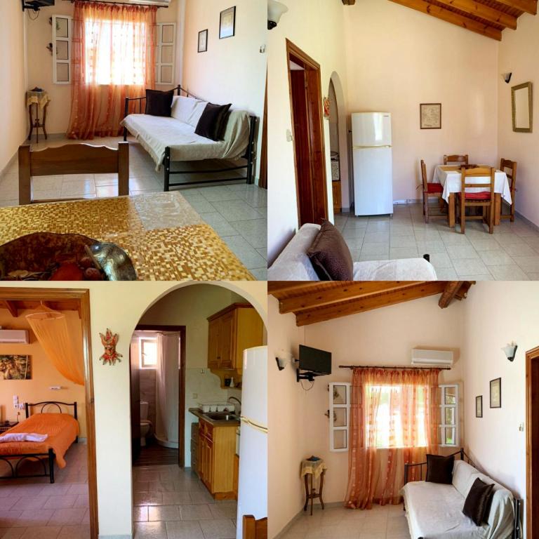 Postel nebo postele na pokoji v ubytování Palma Sidari Corfu