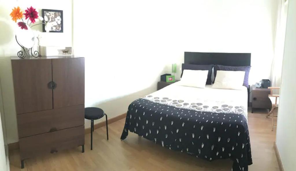 Postel nebo postele na pokoji v ubytování APARTAMENTO 70MT 1 LINEA DEL MAR MENOR LO PAGAN