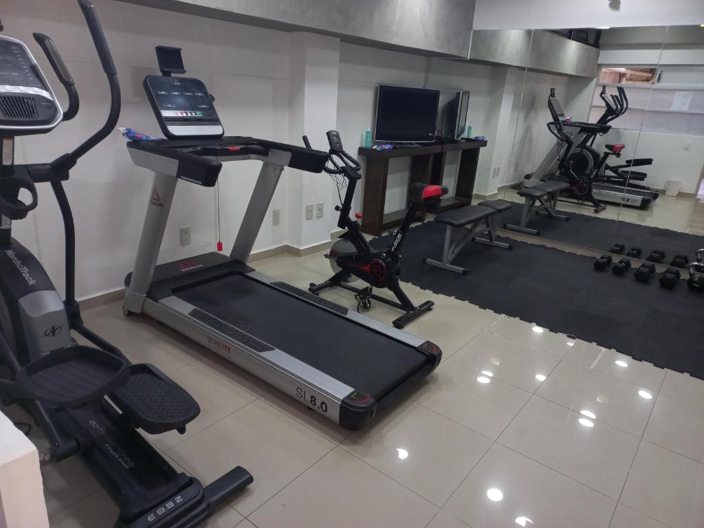 Fitness centrum a/nebo fitness zařízení v ubytování Suites Copérnico Polanco Anzures