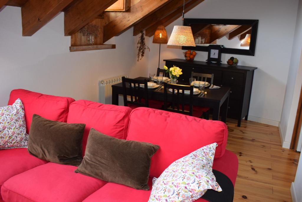 Posezení v ubytování Apartamento Neril