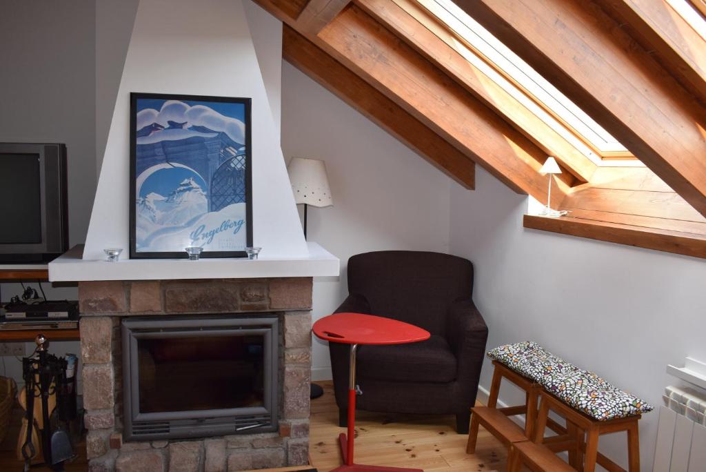 Posezení v ubytování Apartamento Neril