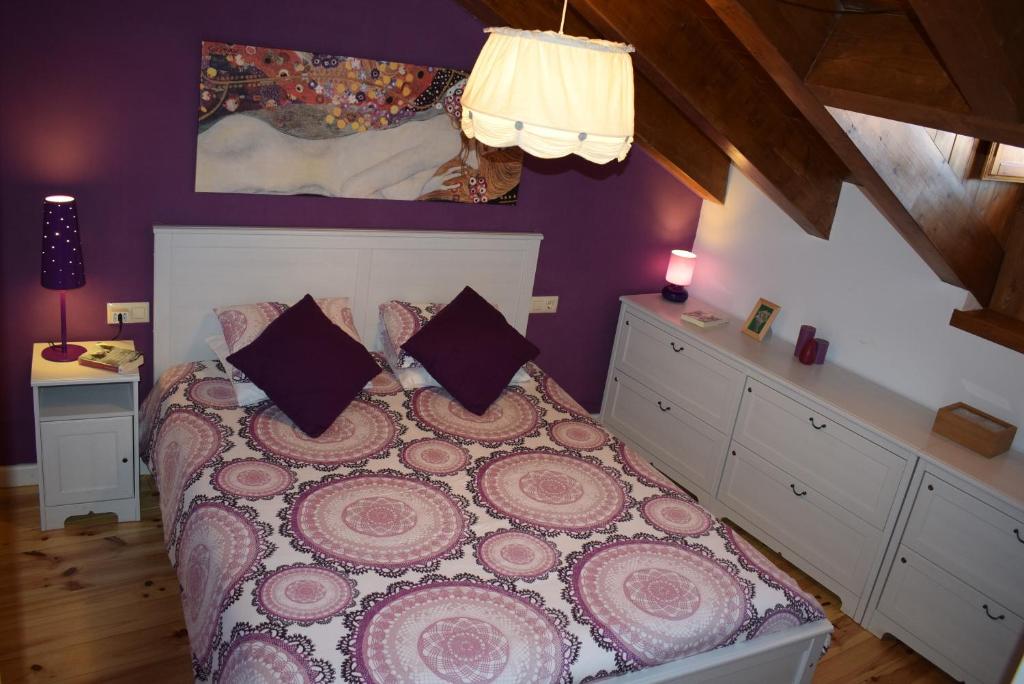 Postel nebo postele na pokoji v ubytování Apartamento Neril