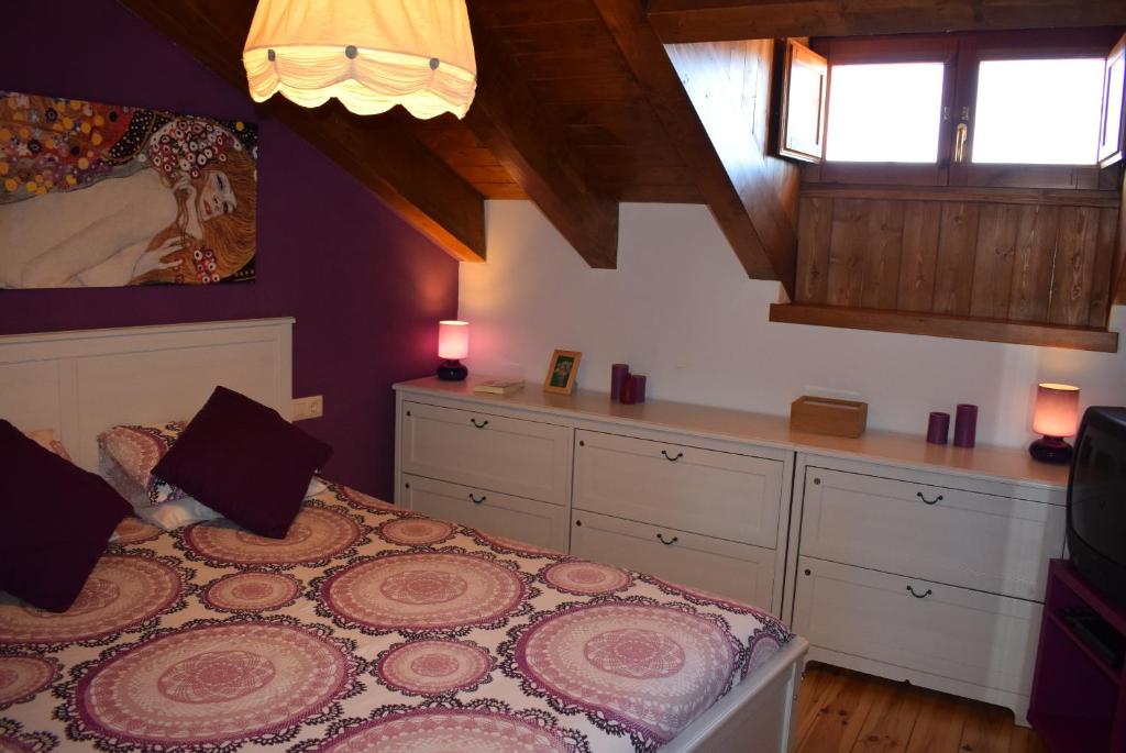 Postel nebo postele na pokoji v ubytování Apartamento Neril