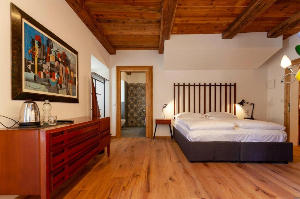 Letto o letti in una camera di La Casermetta