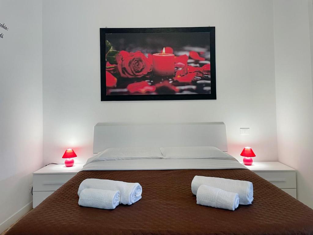 Postel nebo postele na pokoji v ubytování Confortini Rooms SUNDAY