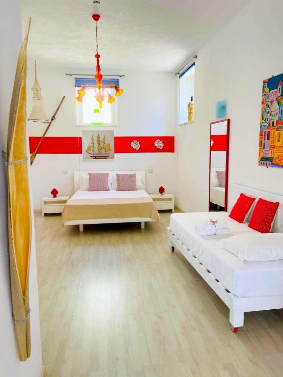 Postel nebo postele na pokoji v ubytování Casa Junno