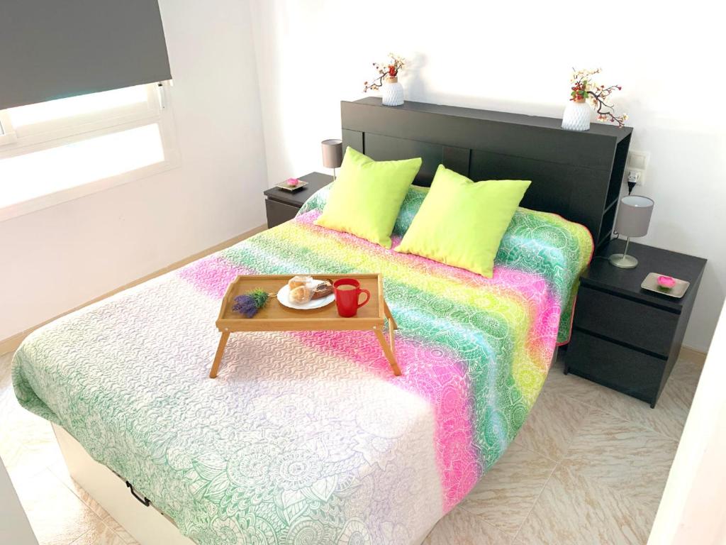 Posteľ alebo postele v izbe v ubytovaní Apartamento Vialia