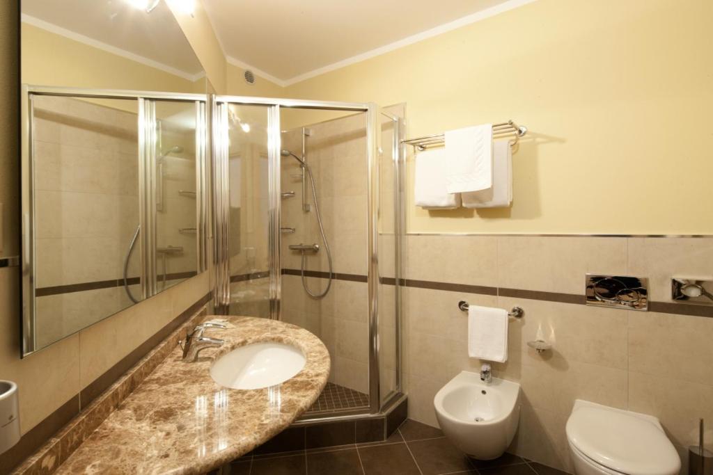 Kúpeľňa v ubytovaní Hotel Portavescovo