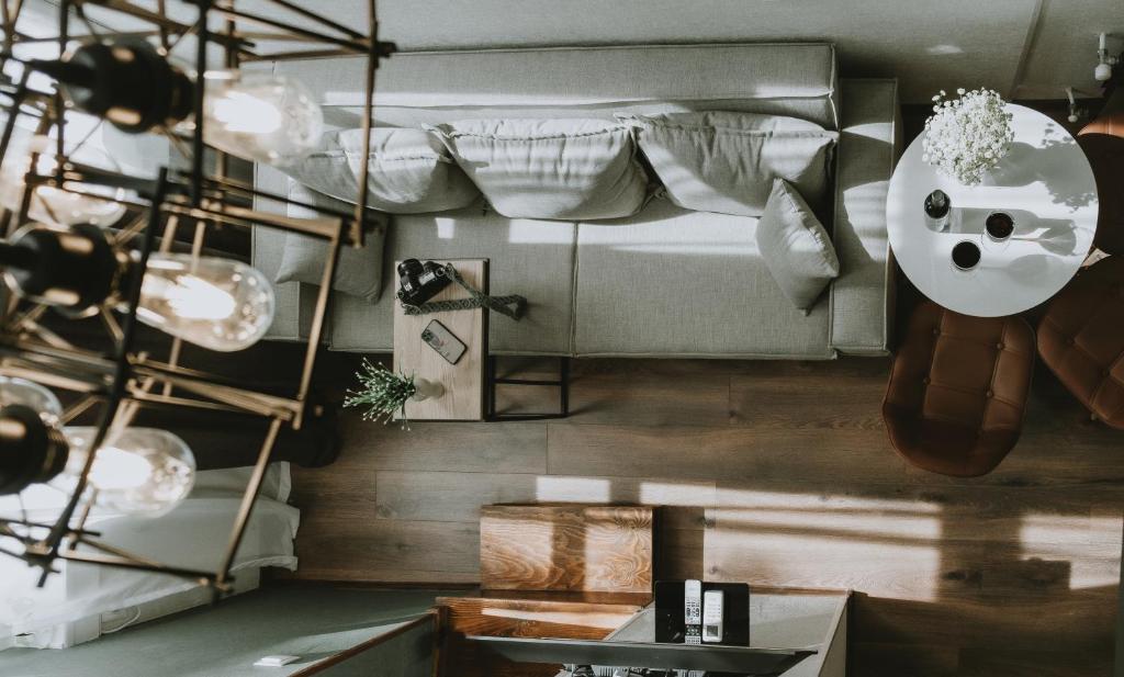 Postel nebo postele na pokoji v ubytování Luxury Duplex Suites - City Center