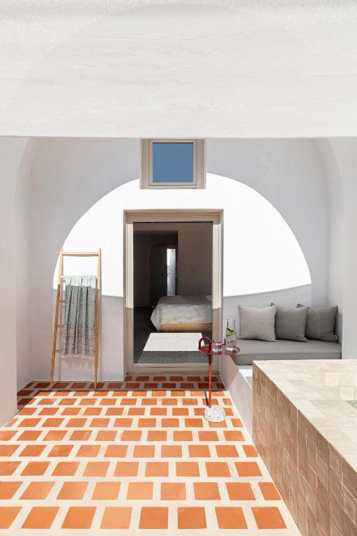 Posezení v ubytování Ethos Vegan Suites