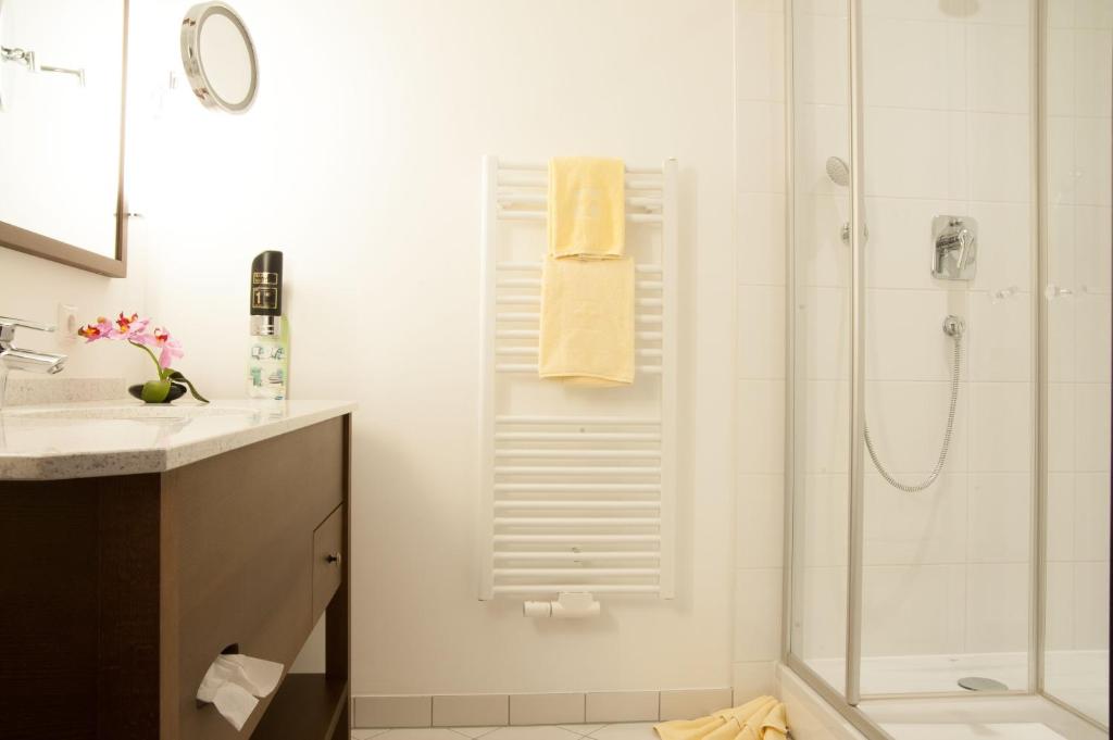 Koupelna v ubytování Hotel Gasthof Der Jägerwirt