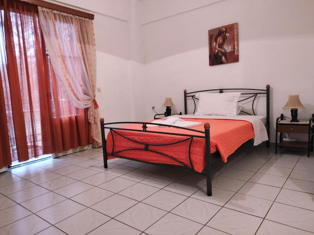Posteľ alebo postele v izbe v ubytovaní Studios Stefani