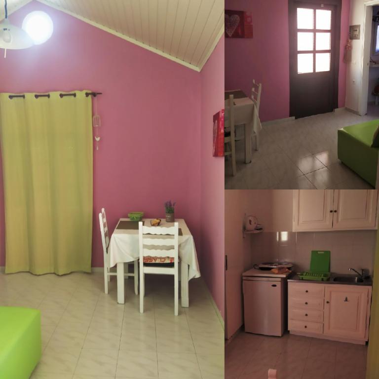 Kuchyň nebo kuchyňský kout v ubytování Palma Sidari Corfu