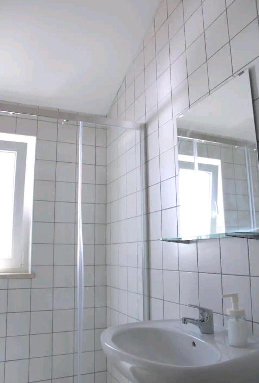 Ванная комната в Sudoeste Guest House