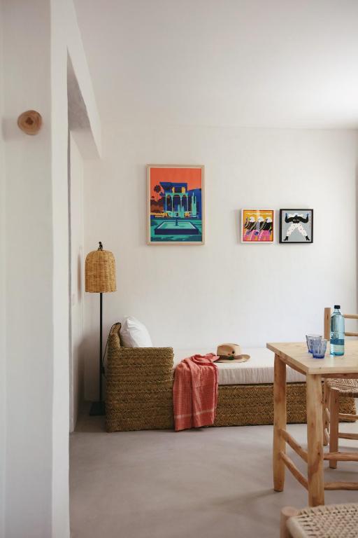 Posezení v ubytování Hostal Mar y Sal