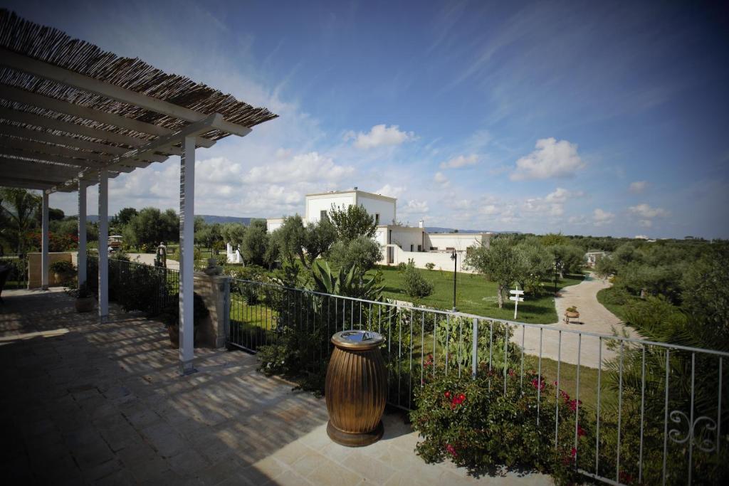 Balkon lub taras w obiekcie Casale del Murgese Country Resort