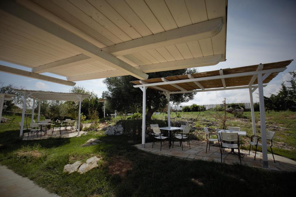 Restauracja lub miejsce do jedzenia w obiekcie Casale del Murgese Country Resort