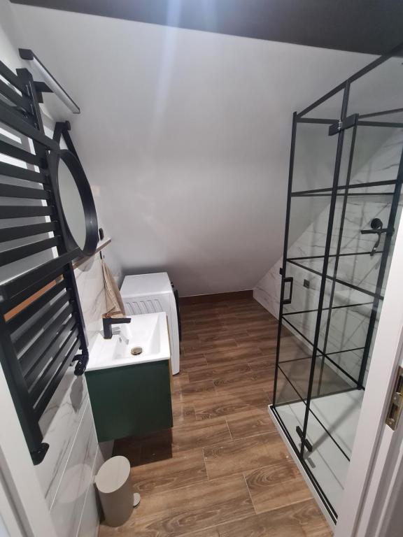 Łazienka w obiekcie Apartament nad BRDĄ , agroturystyka.