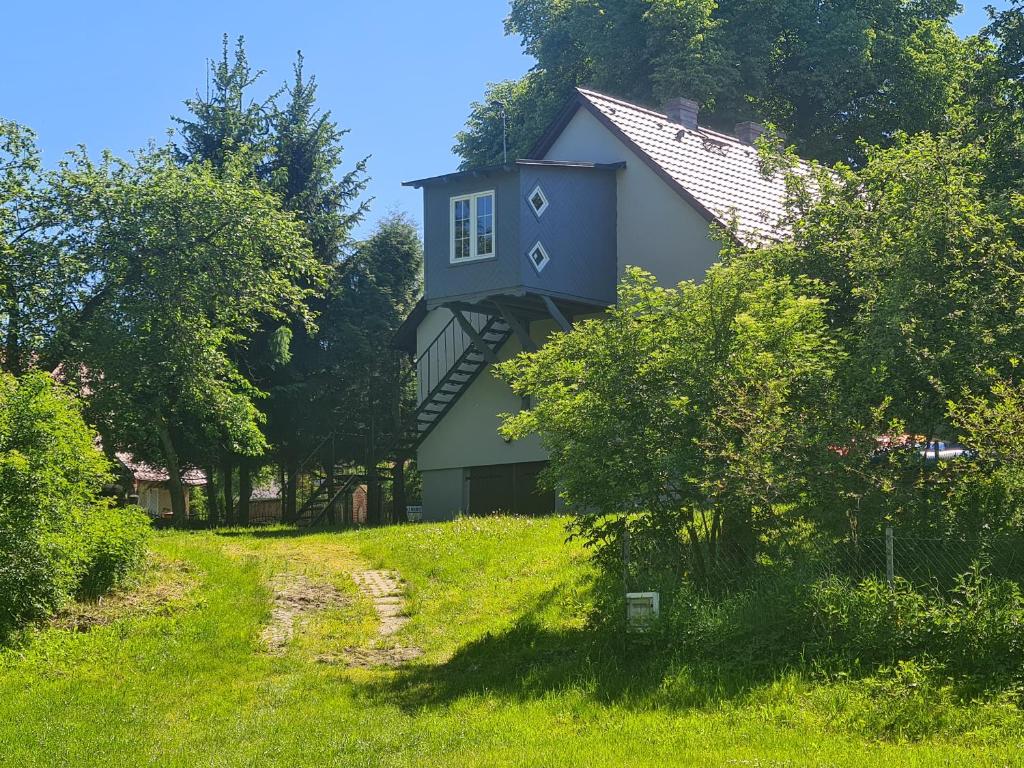 Ogród w obiekcie Apartament nad BRDĄ , agroturystyka.